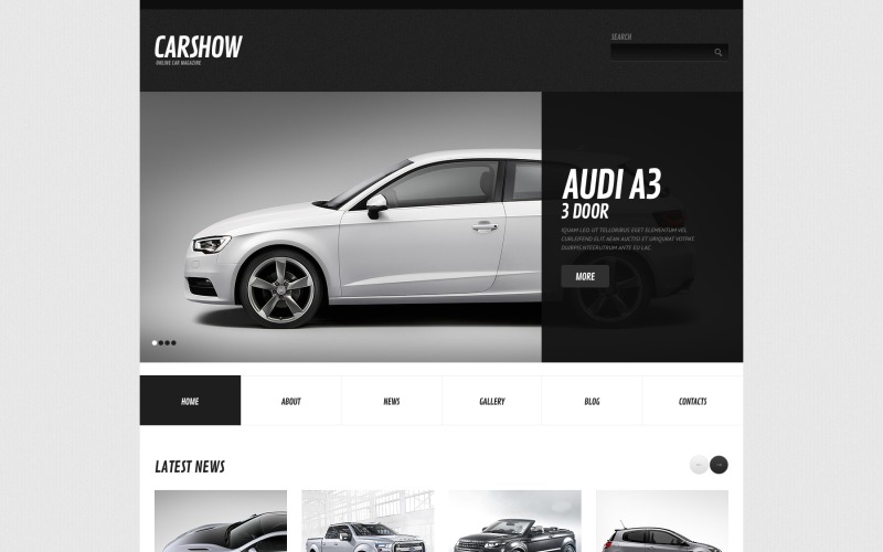 Tema WordPress gratuito per auto