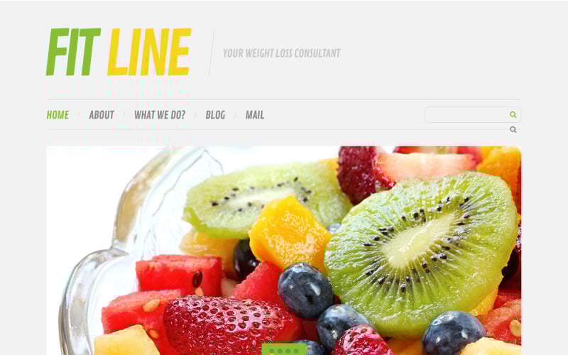 Tema WordPress reattivo per la perdita di peso gratuito