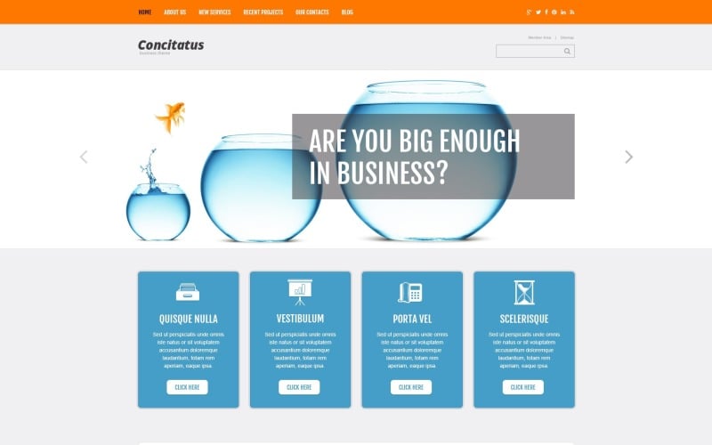 Tema WordPress responsivo da empresa de gerenciamento gratuito