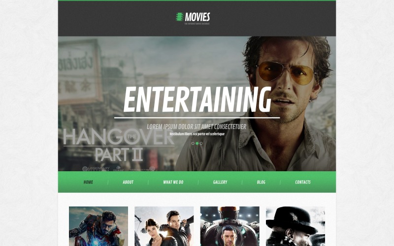 Zdarma filmové responzivní téma WordPress