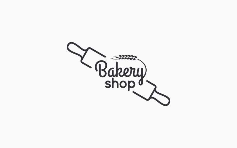 Bakkerij winkel logo. Bakkerij Tarwe.