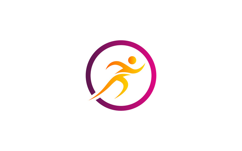 Menselijke gezondheid Logo vector ontwerpsjabloon