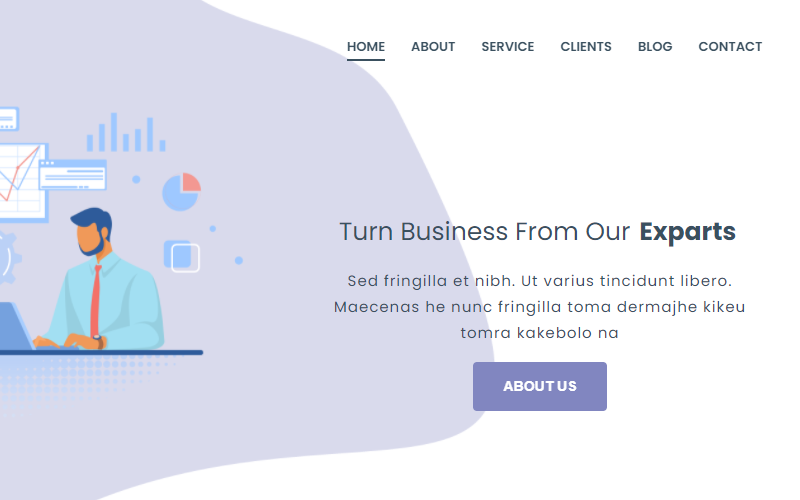 Bepro - Modèle de page de destination de conseil aux entreprises Html5