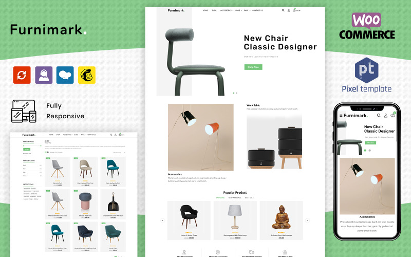 Furnimark - Moderne Möbel WordPress WooCommerce Store
