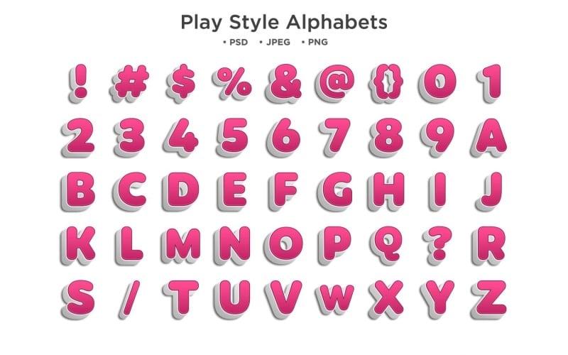 Speelstijl Alfabet, Abc Typografie