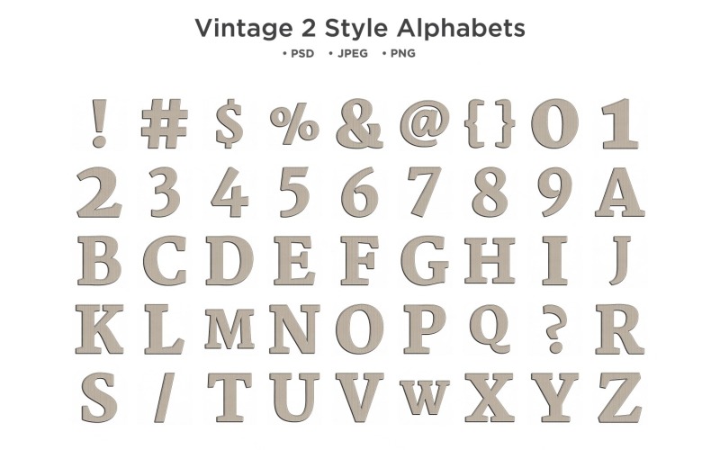 Alfabeto de 2 estilos vintage, tipografia Abc