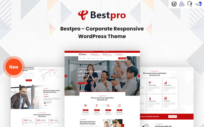 Bestpro - Tema WordPress reattivo aziendale