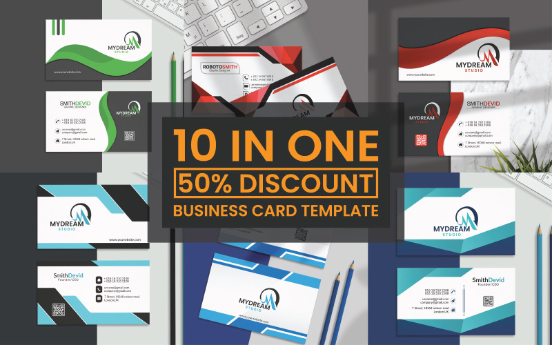 Creative Business Card Design Bundle Vol1