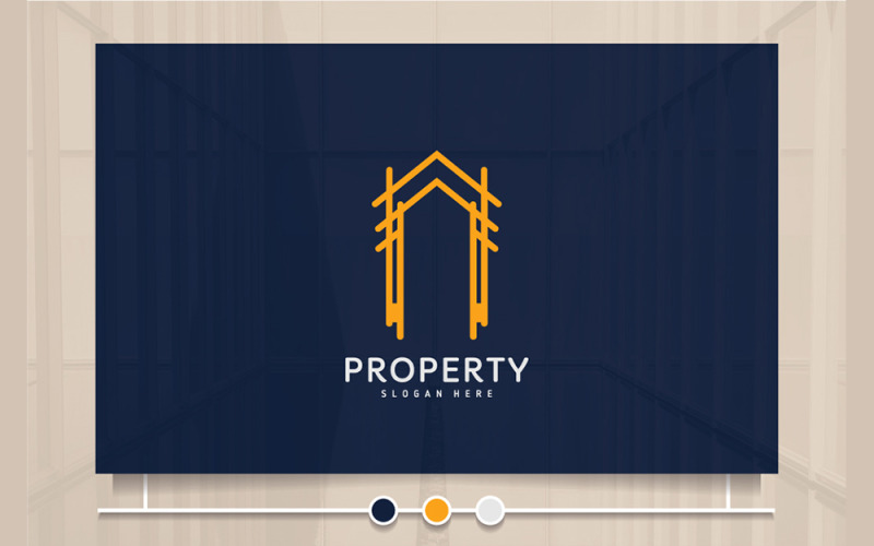 Proprietà - Concept creativo Logo Design