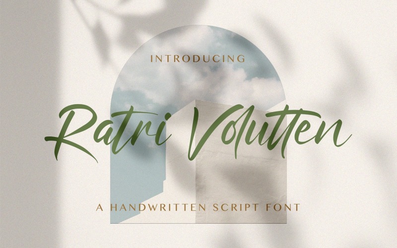 Ratri Volutten - Font scritti a mano