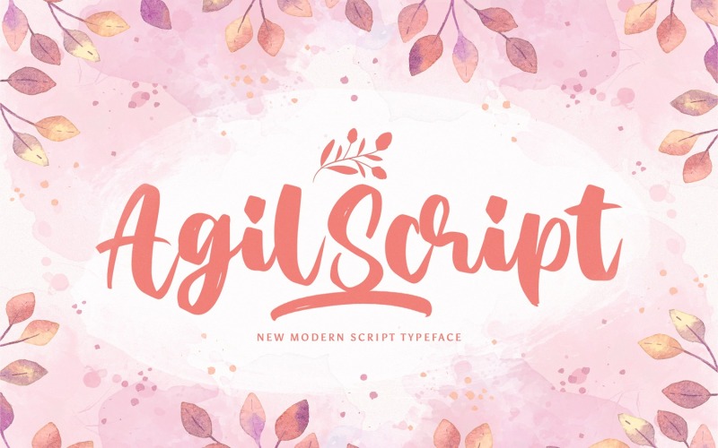 Agil Script - ručně psané písmo