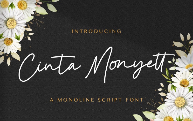 Cinta Monett - Handgeschreven lettertype