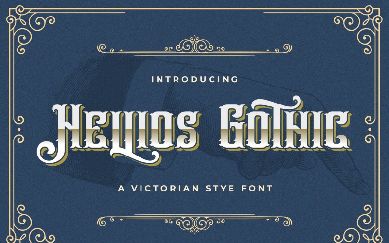 Hellios Gothic - Fonte Blackletter