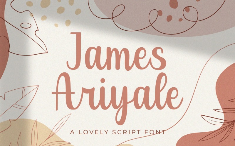 James Ariyale - Font scritti a mano