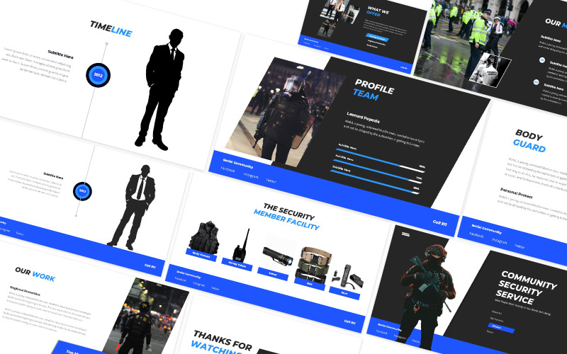 Security Guard Powerpoint Template 193471 TemplateMonster Security Guard Powerpoint Template 193471 TemplateMonster