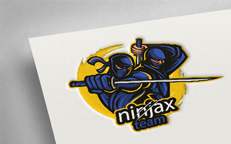 Ninja 3 Esport Logo Template