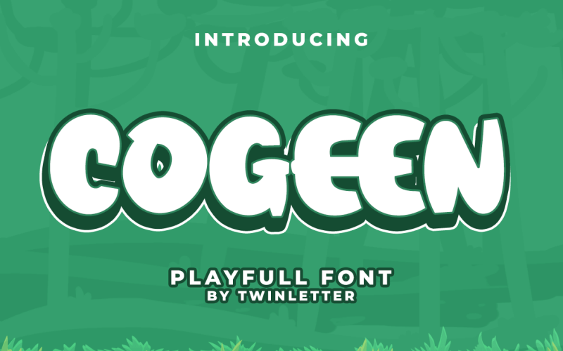 Cogeen - 俏皮的显示字体