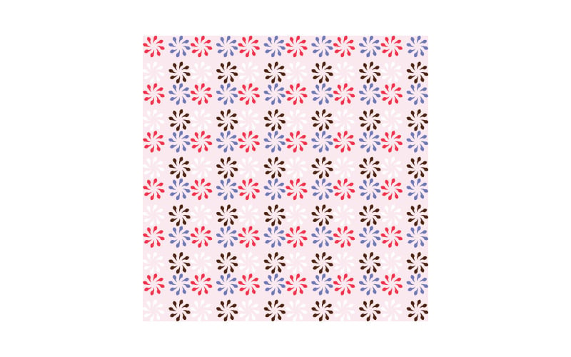 Flower Fabric Design Pattern