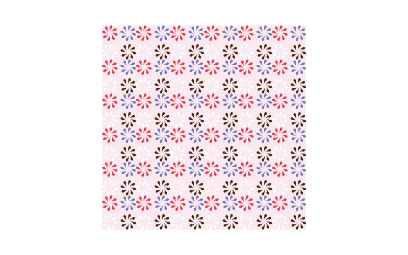 Motif de conception de tissu de fleurs