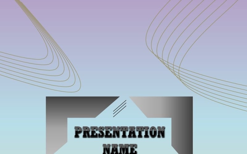 PowerPoint Template - Abstract Lines FREE