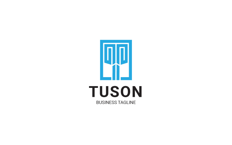T-brief Tuson-logo-ontwerp