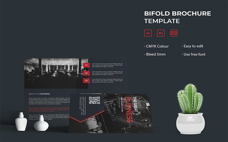 Il grande affare - Modello di brochure a due ante
