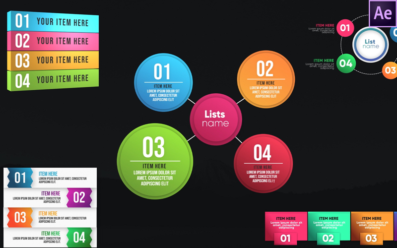 infographic after effects templates free download