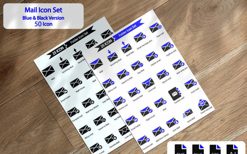 50 Premium e-mailpictogrammen instellen