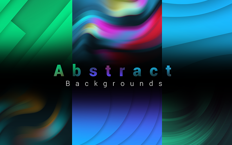 Pakket met abstracte achtergronden