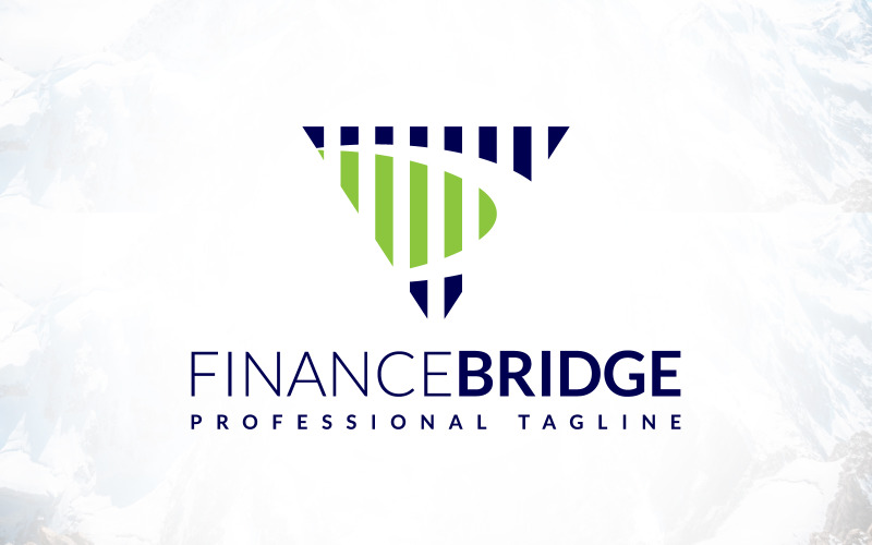 Victory Finance Bridge Financieel Logo-ontwerp