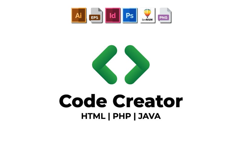Шаблон логотипу Creator Code