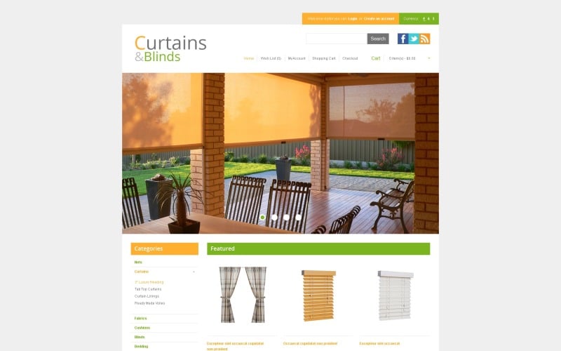 Free Home Design OpenCart Template