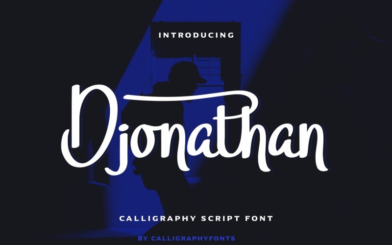 Fonte caligrafia Djonathan