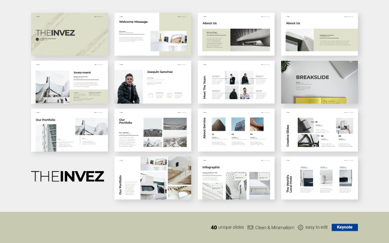 Invez - Презентація чистого бізнесу - шаблон лекції
