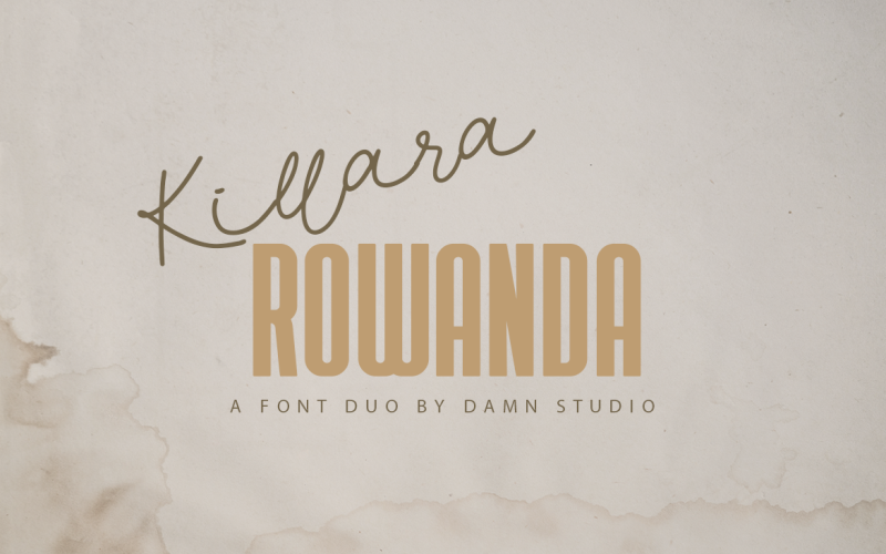 Killara Rwanda - 字体二重奏