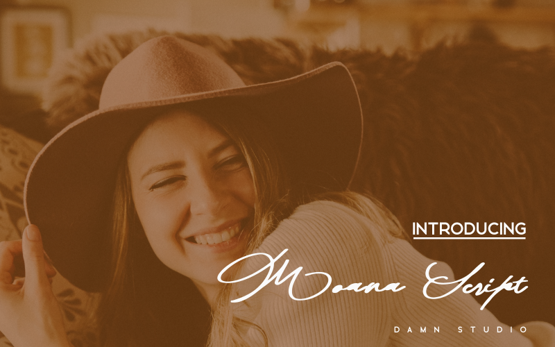 Moana Script - Eine kostenlose einzigartige Script-Schriftart