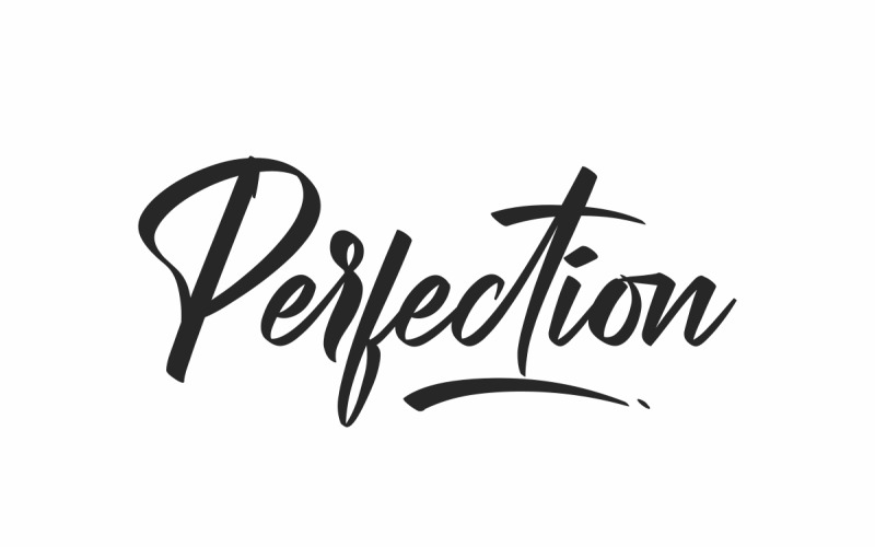 Perfection Kalligrafie Lettertype