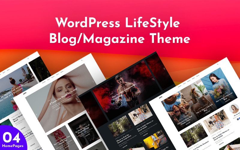 Ario - Blogg & tidskrift WordPress -tema