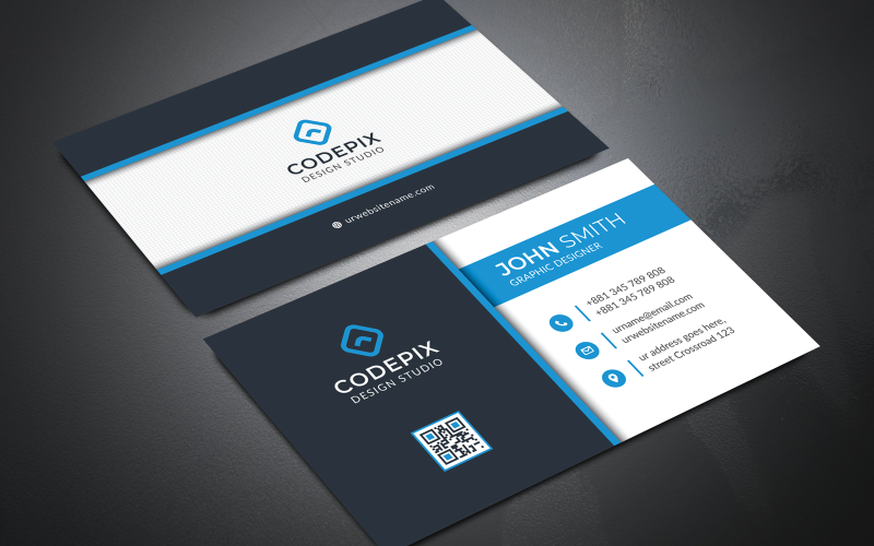 Business Card Templates Corporate Identity Template