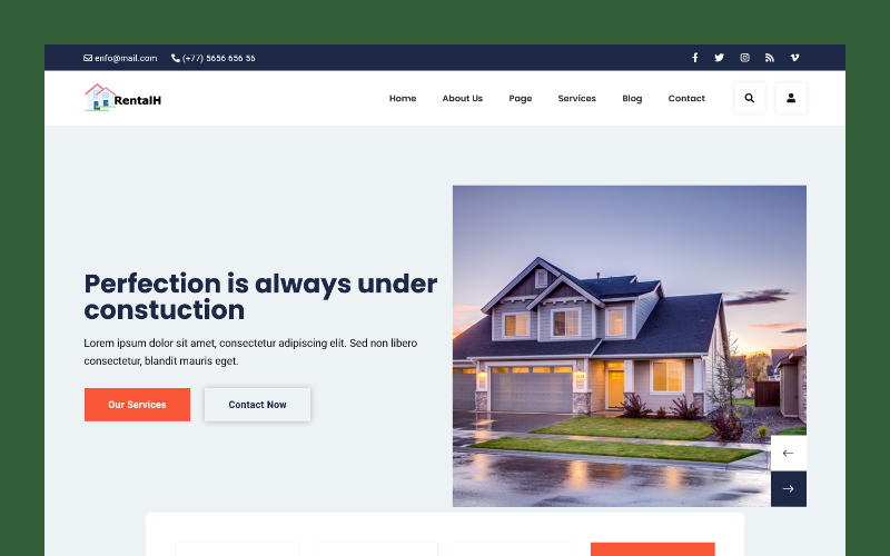RentalH - Real Estate HTML5 Template