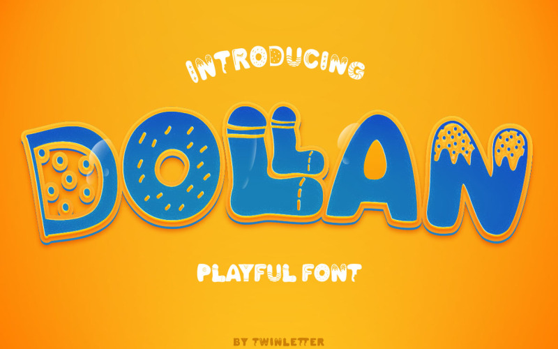 Dollan - fonte de exibição divertida