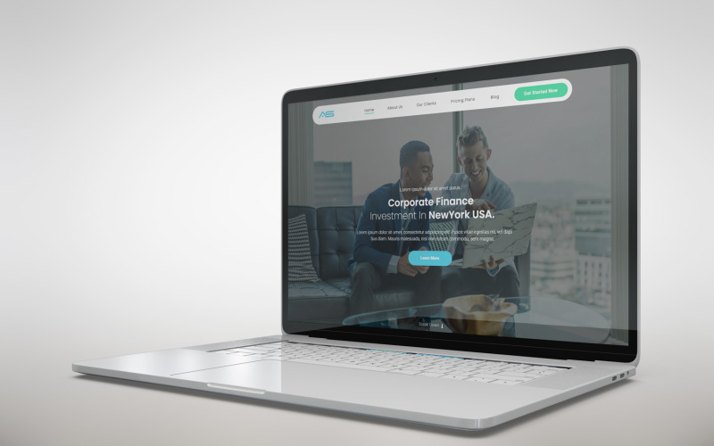 Ajim | Corporate Finance HTML5 Landing Page Template