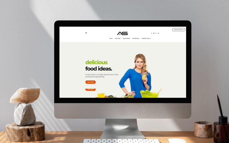 Mun | FoodBlog HTML5 céloldal sablon