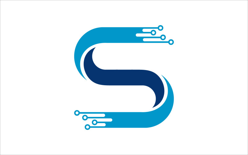 Šablona vektorové technologie S technologie