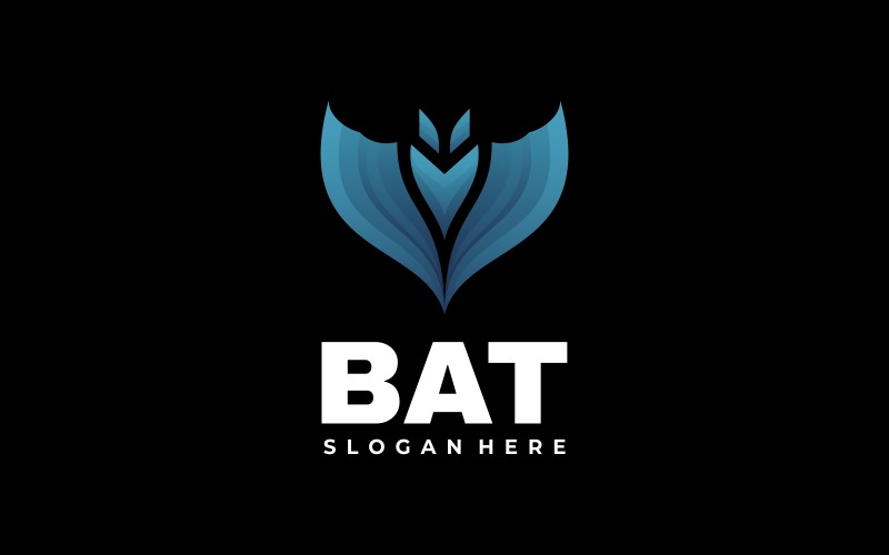 Bat Gradient Logo Mall