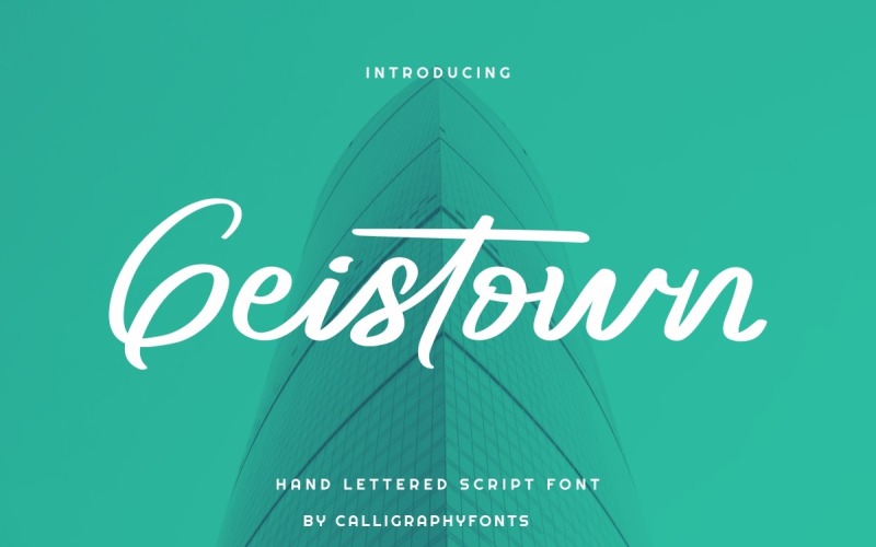 Carattere della scrittura a mano di Geistown