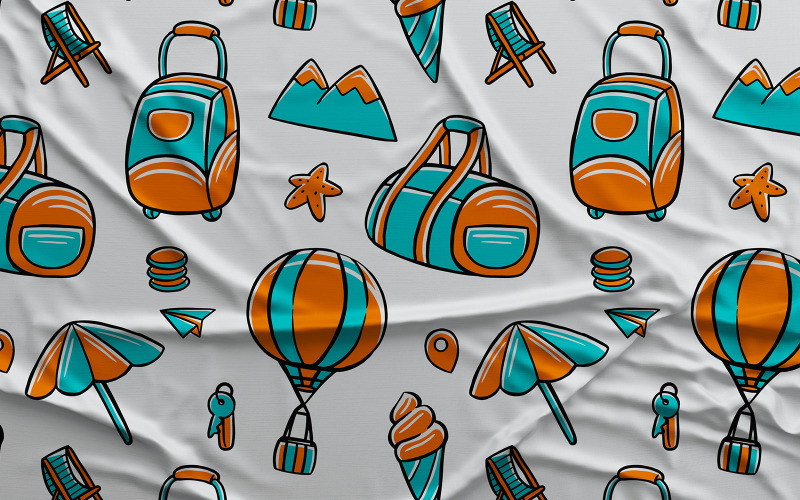Viagem # 03 - Vector Seamless Pattern
