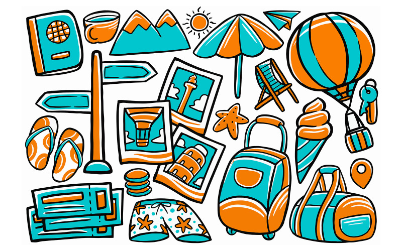 Viaggio - Doodle Vector #02