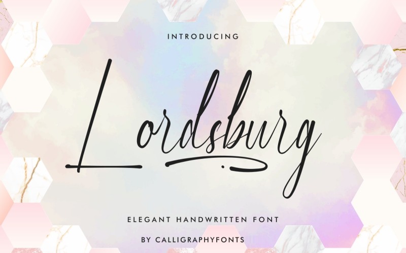 Lordsburg Handschrift Schriftart