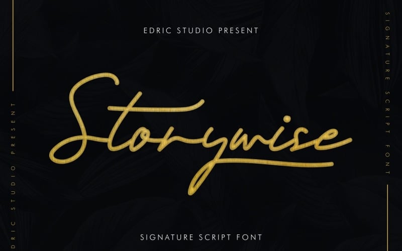 Рукописный шрифт Storywise Signature